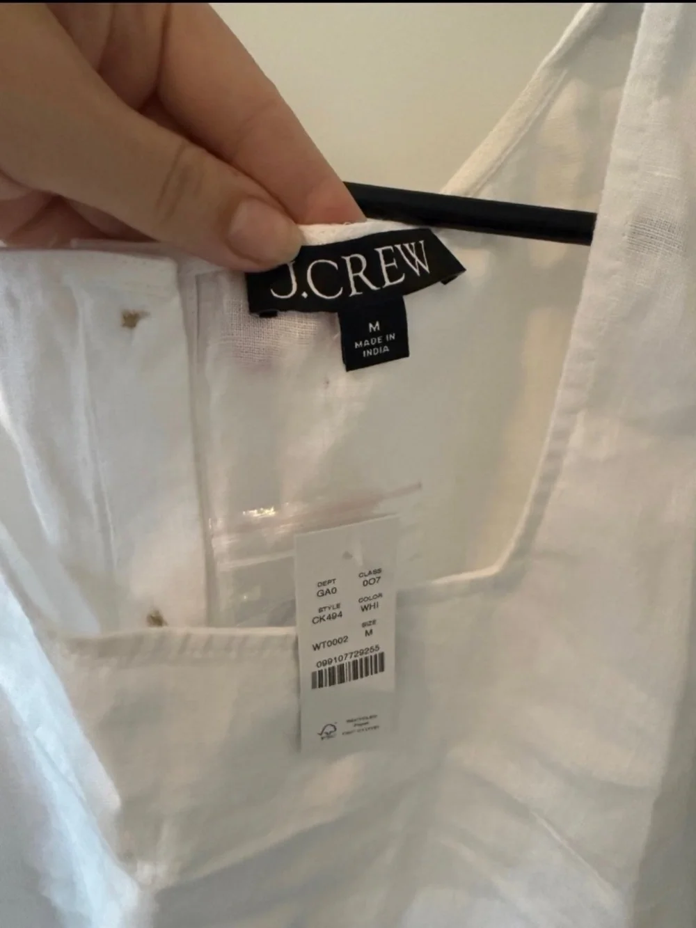 J. Crew Linen Top